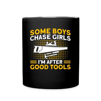 I'm looking for good tools carpenters - Full Colour Mug - black - Front