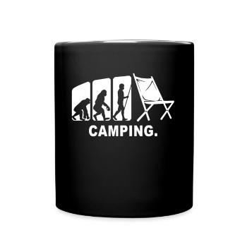 Camping Campingplatz Campen - Mug uni - noir - Devant