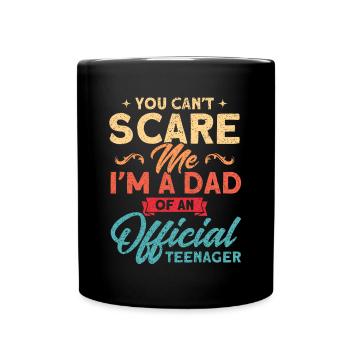 Father of an official teenage family - Full Colour Mug - black - Front