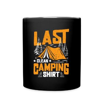 Drôle de câpre, dernier camping propre. - Mug uni - noir - Devant