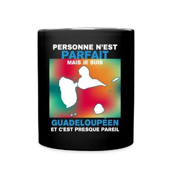Guadeloupe Citation Humour Pour Homme Guadeloupéen - Mug uni - noir - Devant