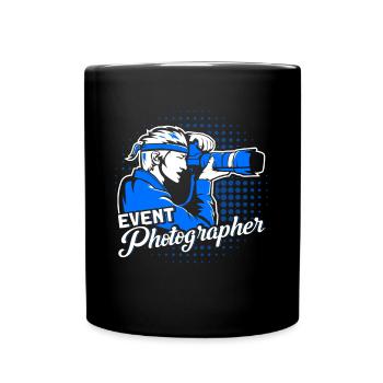 Cameraman Gift for Photographer - Full Colour Mug - black - Front