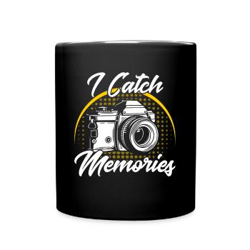 Cadeau cameraman pour photographe - Mug uni - noir - Devant