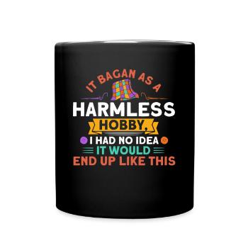 Seamstresses Quilting Lovers Quilting - Full Colour Mug - black - Front