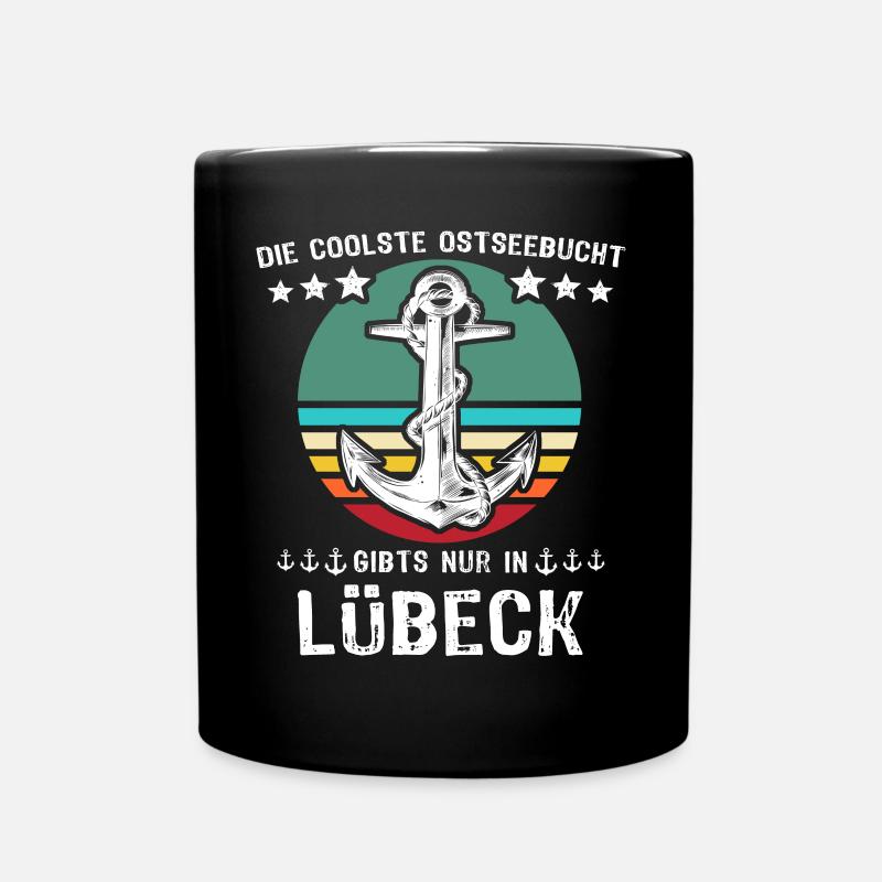 Lübeck Hansestadt Luebeck - Tasse einfarbig - Schwarz