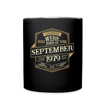 September 1979 Birthday Man - Full Colour Mug - black - Front