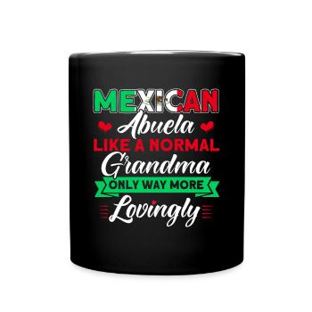 Mexiko Mexikanische Wurzeln Geschenk - Tasse einfarbig - Schwarz - Vorne