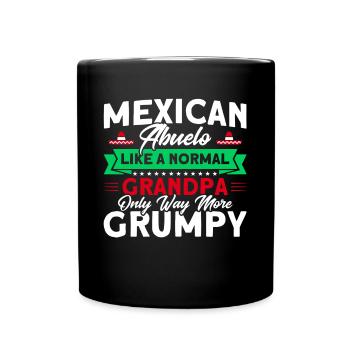 Mexiko Mexikanische Wurzeln Geschenk - Tasse einfarbig - Schwarz - Vorne