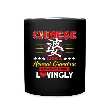Chine Chinese Roots Cadeau - Mug uni - noir - Devant