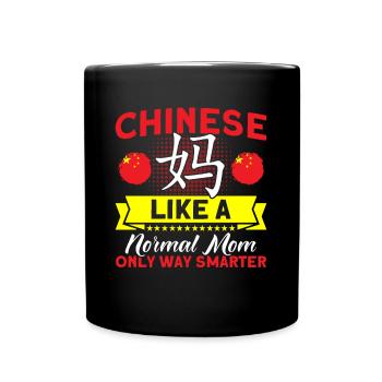 Chine Chinese Roots Cadeau - Mug uni - noir - Devant