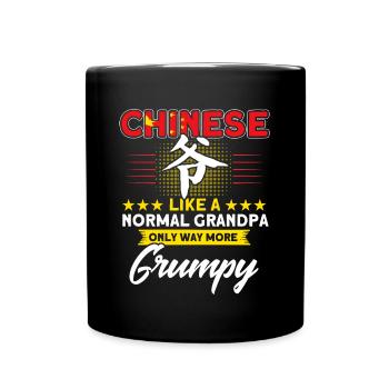 Chine Chinese Roots Cadeau - Mug uni - noir - Devant