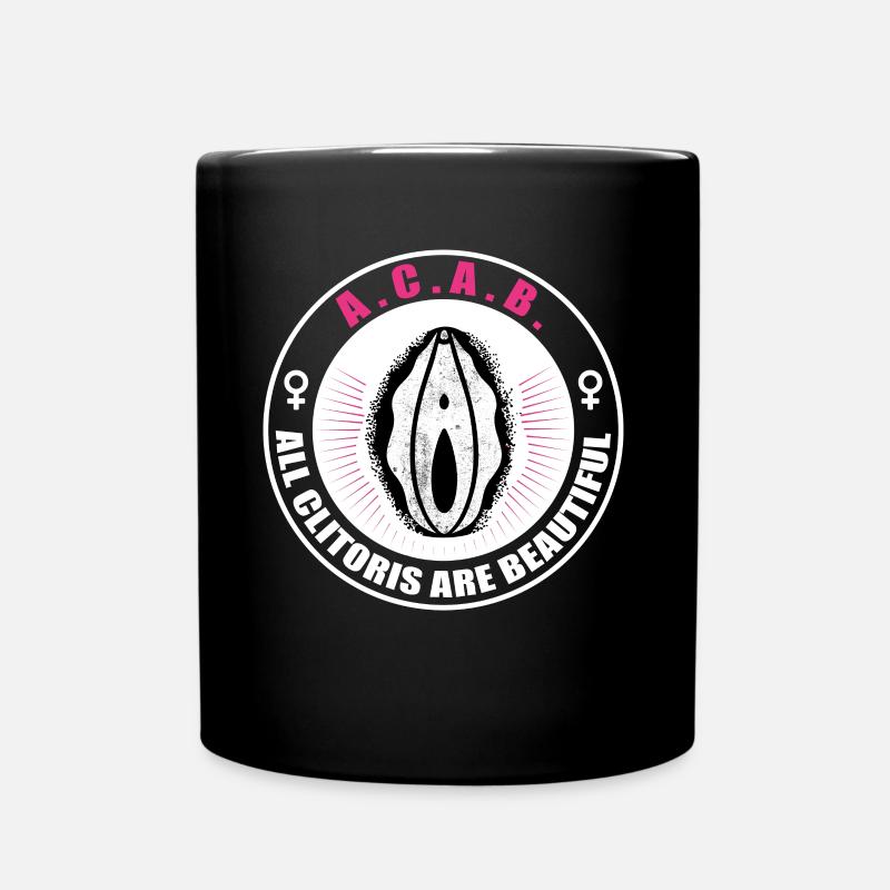 ACAB Tous les clitoris sont de beaux féminismes - Mug uni - noir