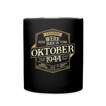 October 1944 Birthday Man - Full Colour Mug - black - Front