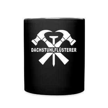 Dachdecker Handwerker Dachdecken - Tasse einfarbig - Schwarz - Vorne