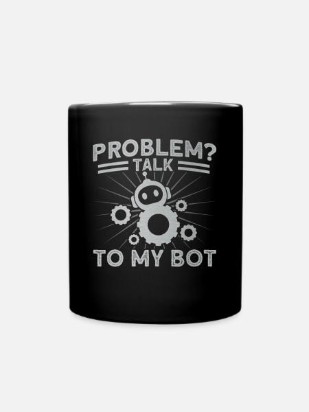 Roboter Robotik Ingenieur Kostüm Roboter - Tasse einfarbig - Schwarz