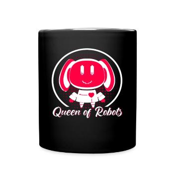 Robot Robotics Engineer Costume Robot - Full Colour Mug - black - Front