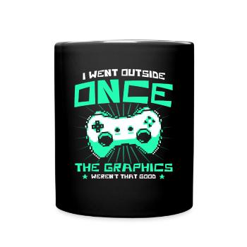 Jeu de hasard Retro Gamer Jeux vidéo Cadeau - Mug uni - noir - Devant