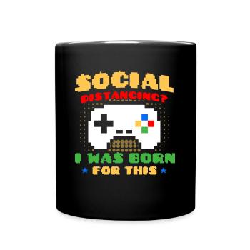 Jeu de hasard Retro Gamer Jeux vidéo Cadeau - Mug uni - noir - Devant