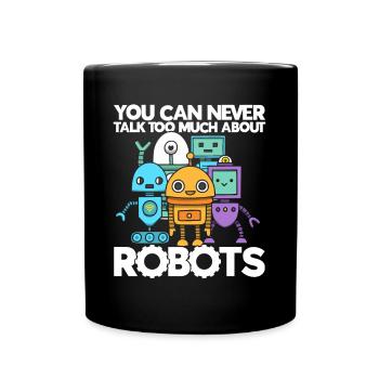 Roboter Robotik Ingenieur Kostüm Roboter - Tasse einfarbig - Schwarz - Vorne