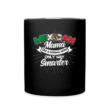 Mexiko Mexikanische Wurzeln Geschenk - Tasse einfarbig - Schwarz - Vorne