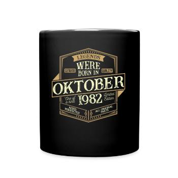 October 1982 Birthday Man - Full Colour Mug - black - Front