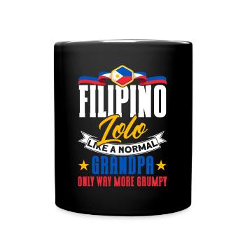 Philippines Drapeau philippin - Mug uni - noir - Devant
