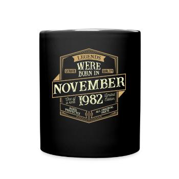 November 1982 Birthday Man - Full Colour Mug - black - Front