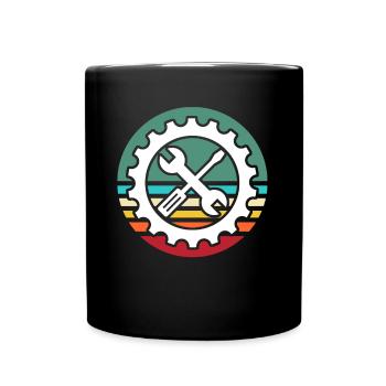 Machiniste Opérateur de machine Machinistes - Mug uni - noir - Devant
