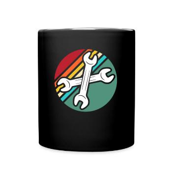 Maschinist Maschinenführer Maschinisten - Tasse einfarbig - Schwarz - Vorne