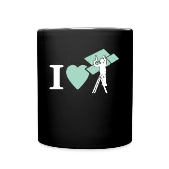 I Love Drywall Love Drywall Builder - Full Colour Mug - black - Front