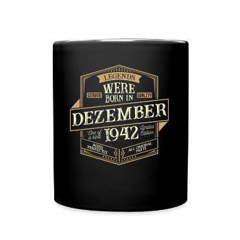 Décembre 1942 Anniversaire homme - Mug uni - noir - Devant