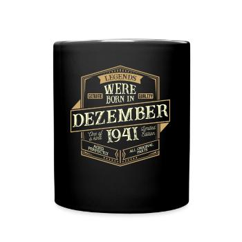 Décembre 1941 Anniversaire Homme - Mug uni - noir - Devant