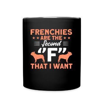 Frenchie Bulldog French Bulldog Gift - Full Colour Mug - black - Front