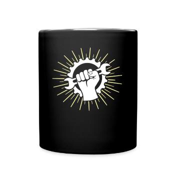 Machinists Machine operator Machinist - Full Colour Mug - black - Front