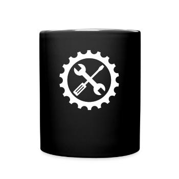 Machinists Machine operator Machinist - Full Colour Mug - black - Front