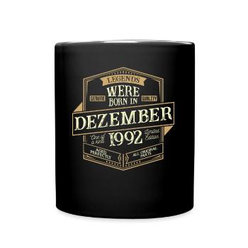 December 1992 Birthday Man - Full Colour Mug - black - Front