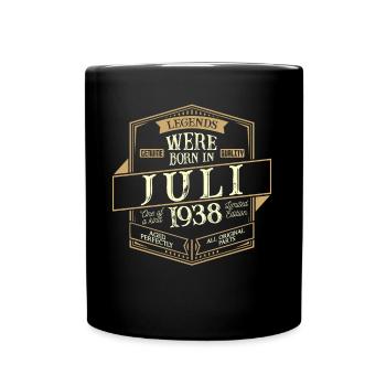 Juillet 1938 Anniversaire homme - Mug uni - noir - Devant