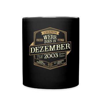December 2003 Birthday Man - Full Colour Mug - black - Front