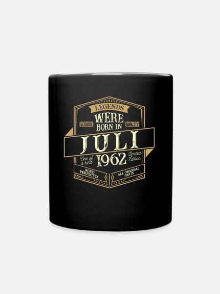 Juillet 1962 Anniversaire Homme - Mug uni - noir