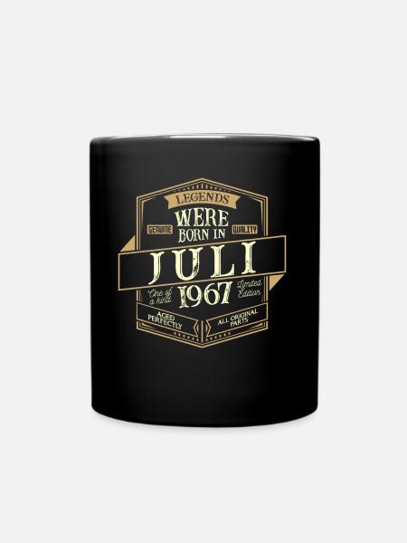 Juillet 1967 Anniversaire Homme - Mug uni - noir