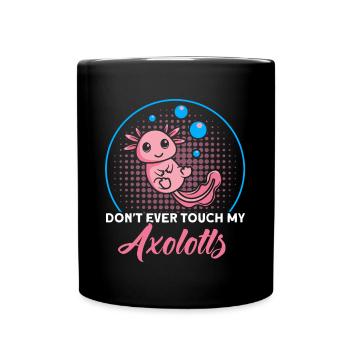 Axolotl Axolotl Propriétaire Axolotl Amphibian Gift - Mug uni - noir - Devant
