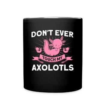 Axolotl Axolotl Besitzer Axolotl Amphibie Geschenk - Tasse einfarbig - Schwarz - Vorne