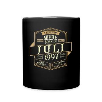 Juli 1997 Geburtstag Mann - Tasse einfarbig - Schwarz - Vorne