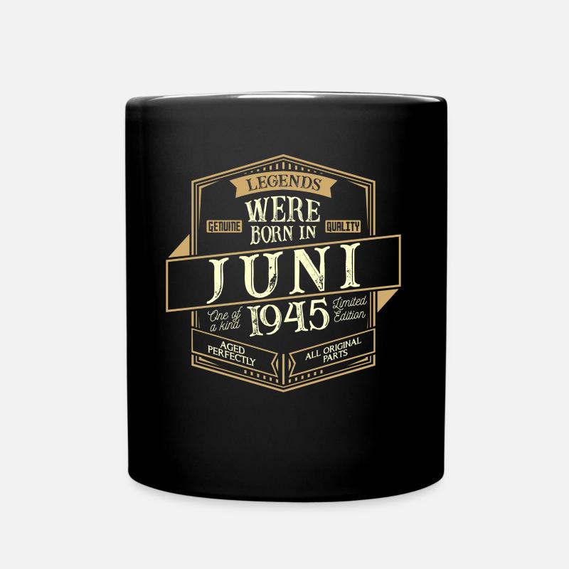 Juin 1945 Anniversaire Homme - Mug uni - noir