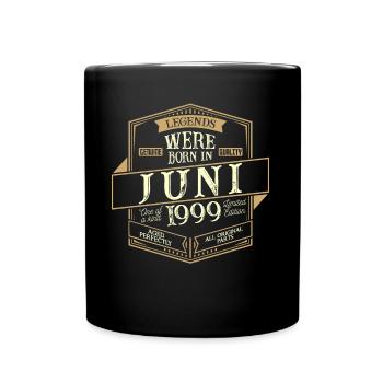 Juin 1999 Anniversaire Homme - Mug uni - noir - Devant