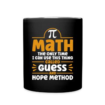 Math Mathematics Science Math Gift - Full Colour Mug - black - Front