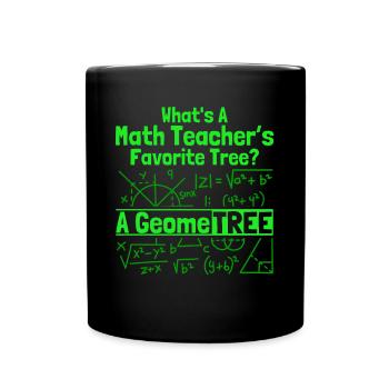 Math Mathematics Science Math Gift - Full Colour Mug - black - Front