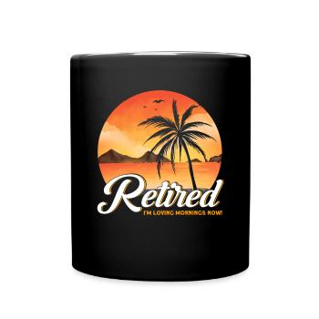 Ruhestand Rente Rentner Rente 2022 Geschenk - Tasse einfarbig - Schwarz - Vorne