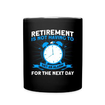 Ruhestand Rente Rentner Rente 2022 Geschenk - Tasse einfarbig - Schwarz - Vorne