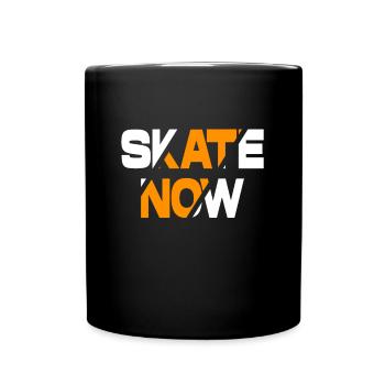 Skateboarder Girls Boys - Skate Now Skateboarding - Tasse einfarbig - Schwarz - Vorne